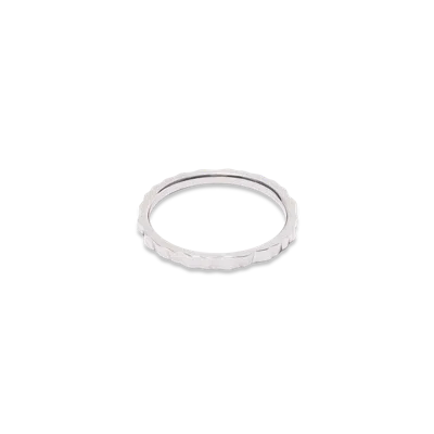 Coeur De Lion Ring Slim Wave Silber In Silver