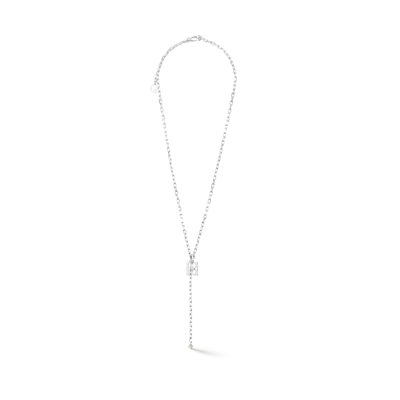 Coeur De Lion Signature Collection Halskette Y-style Silber In Metallic