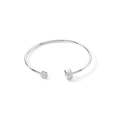 Coeur De Lion Statement Collection Armreif Offen 17 Cm Silber In Metallic