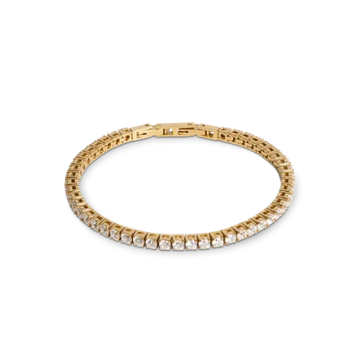 Coeur De Lion Tennisarmband Gold-kristall