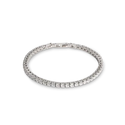 Coeur De Lion Tennisarmband Silber-kristall In Silver