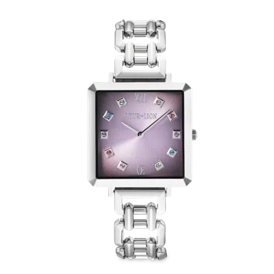 Coeur De Lion Uhr Iconic Cube Orchid Ice Statement Silber In Metallic