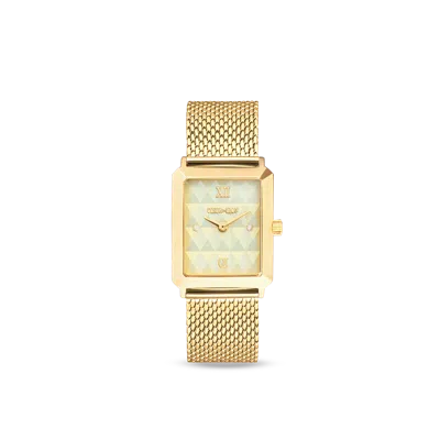 Coeur De Lion Uhr Iconic Spikes Gold Milanaise Edelstahl Gold