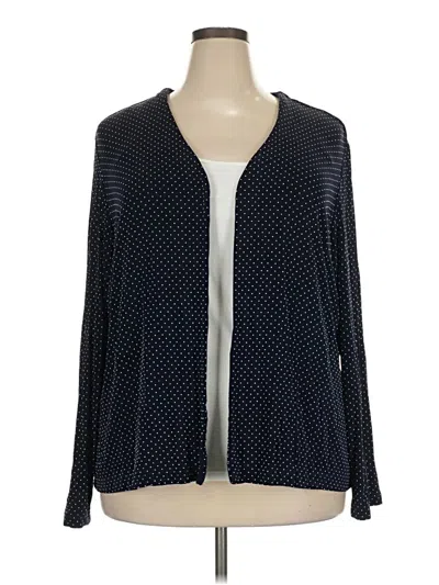 Pre-owned Coldwater Creek Blazer Jacket In Blue