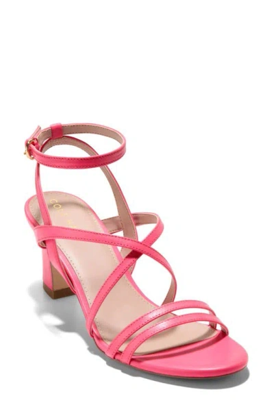 Cole Haan Addie Strappy Sandal In Camelia Rose Leather
