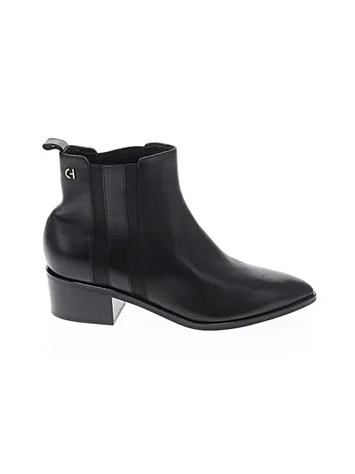 Pre-owned Cole Haan Ankle Boots In Black