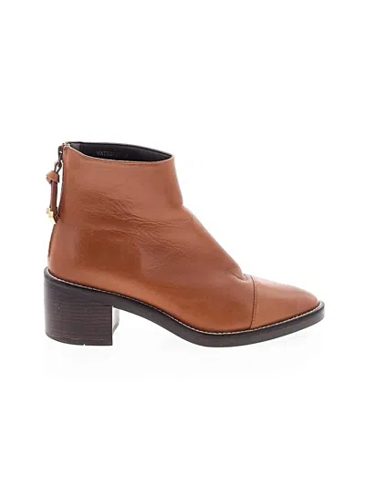 Pre-owned Cole Haan Ankle Boots In Brown
