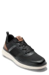 Cole Haan Generation Zerogrand Sneaker In Black/ British Tan/ Ivory