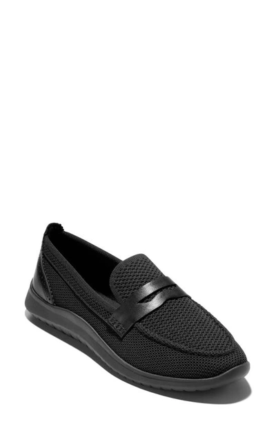 Cole Haan Zerøgrand Metro Stitchlite Loafer In Black Knit