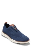 Cole Haan Zerogrand Remastered Stitchlite™ Oxford In Marine Blue/ Ivory