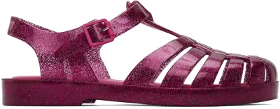 Collina Strada Pink Melissa Edition Glitter Sandals In Al390 Glitter Pink
