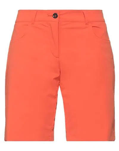 Colmar Woman Shorts & Bermuda Shorts Orange Size 8 Polyamide, Elastane