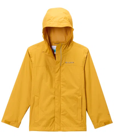 Columbia Kids' Boys' 8-20 Watertight Ii Waterproof Hooded Jacket In Yellow