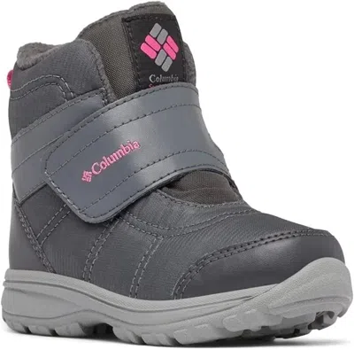 Columbia Fairbanks Bc0674-053 Kids Graphite Omni-heat Hiking Boot Tf7888 In Gray