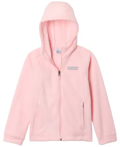 Columbia Kids' Girls' 5-16 Benton Springs Ii Full-zip Hooded Fleece Hoodie In Pink