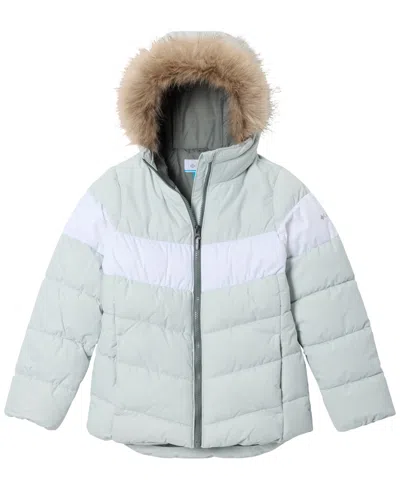 Columbia Kids' Girls' 7-16 Arctic Blast Iii Waterproof Puffer Hooded Jacket In Green