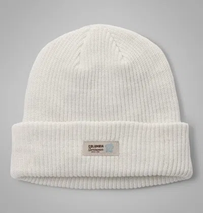 Columbia Lost Lager Ii Beanie Hat Women's Salt Rose Fold-over Outdoor Mot25 In White