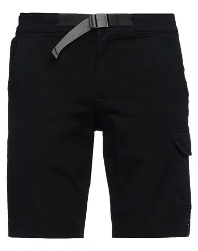 Columbia Man Shorts & Bermuda Shorts Black Size 28 Cotton, Elastane