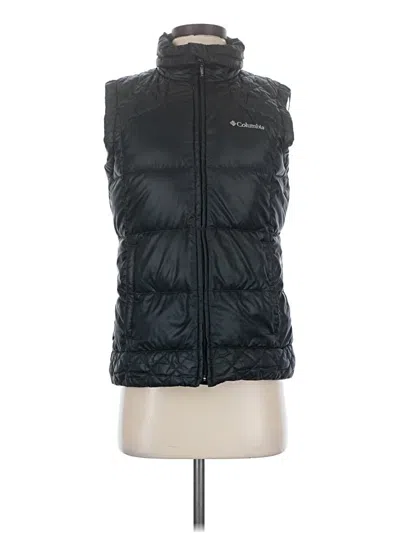 Pre-owned Columbia Vest In Black