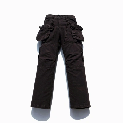 Pre-owned Comdes Combine X Tete Homme Codes Combine Detachable Pocket Cargo Pants In Black