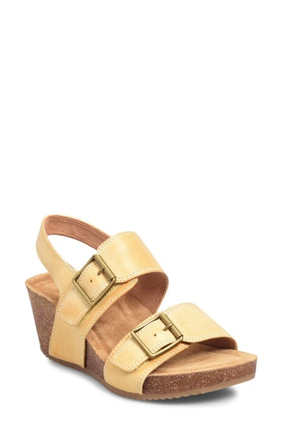 Comfortiva Erlina Wedge Sandal In Mexico Yellow