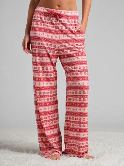 Comfrt Cloud Lounge Pants In Red