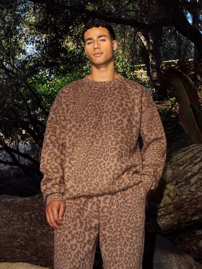 Comfrt Signature Crew Sweatshirt In Brown