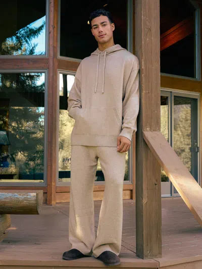 Comfrt Sweater Knit Sweatpants In Ginger Snap