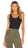 Commando Butter Tank Bodysuit In Black