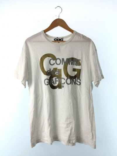 Pre-owned Comme Des Garçons Cdg Layered Logo Tee In White