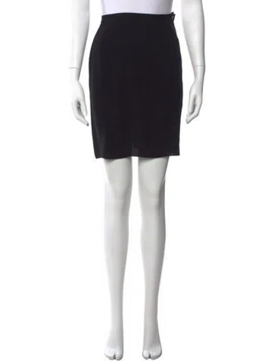 Pre-owned Comme Des Garçons Vintage Mini Skirt In Black