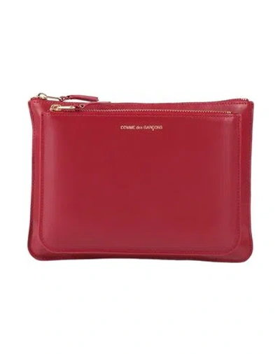 Comme Des Garçons Woman Handbag Brick Red Size - Bovine Leather In Red