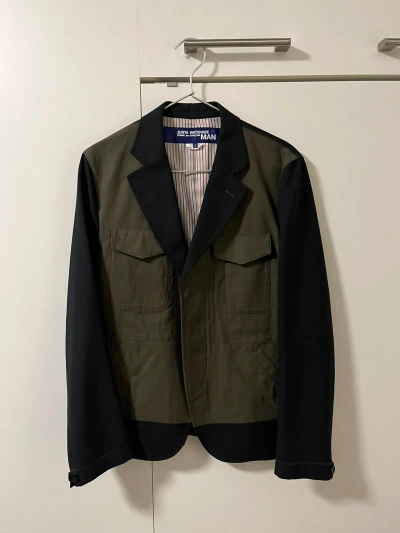 Pre-owned Comme Des Garcons X Junya Watanabe Comme Des Garcons X Junya Watannabe Blazer In Blue