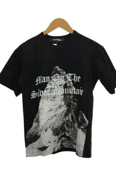 Pre-owned Comme Des Garcons X Junya Watanabe Ss05 Runway "man On The Siber Mountain" Tee In Black