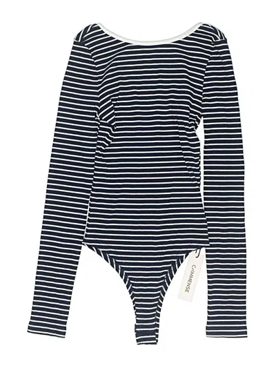 Pre-owned Commense Bodysuit In Blue