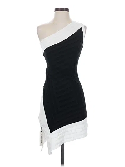 Commense Cocktail Dress In Black