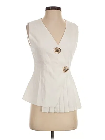 Pre-owned Commense Sleeveless Blouse In Ivory