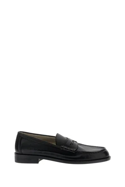 Common Projects Black Leather Penny Loafers