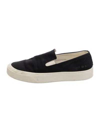 Pre-owned Common Projects Canvas Sneakers In Black