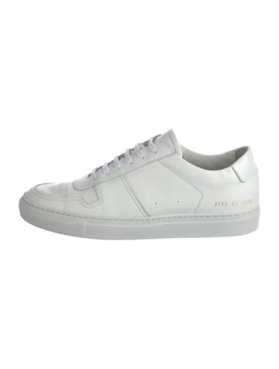 Pre-owned Common Projects Leather Sneakers In White