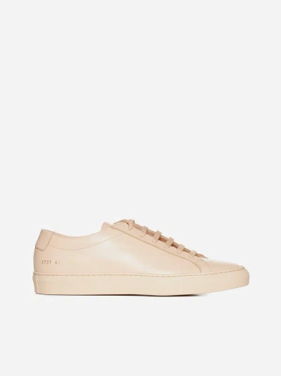 Common Projects Original Achilles Sneakers In Apricot
