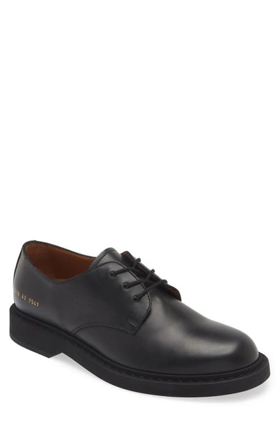 Common Projects Plain Toe Derby In Black