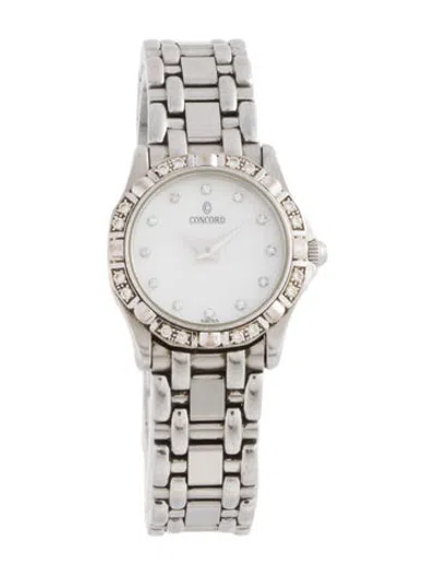 Pre-owned Concord Saratoga Watch, 23mm In Multicolor