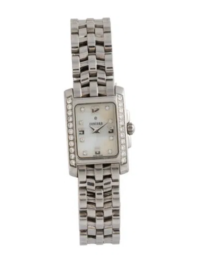 Pre-owned Concord Sportivo Watch, 19mm In Multicolor