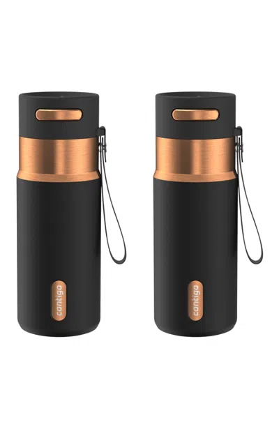 Contigo Autoseal 16 oz Bottle, Pack Of 2 In Black