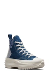 Converse Chuck Taylor® All Star® Run Star Hike High Top Platform Sneaker In Blue/ Blue/ Egret