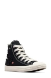 Converse Chuck Taylor® All Star® Sneaker In Black/ Egret/ Purple