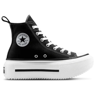 Converse Kids' Girls  Chuck Taylor All Star Lift Double Stack In Black/white