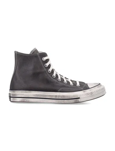 Converse Leather High-top Sneaker In Black