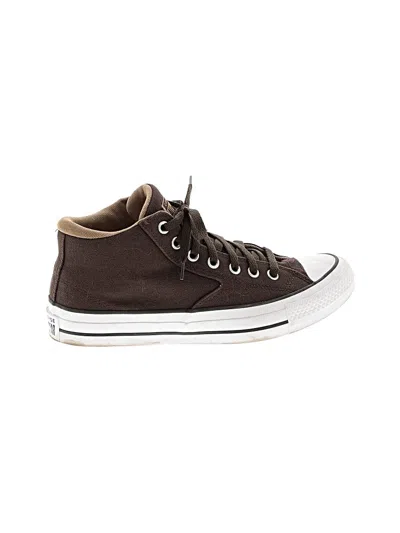 Pre-owned Converse Sneakers In Brown